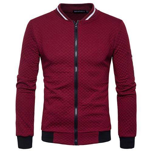Zipper Design Mens Jacket - Mubimart