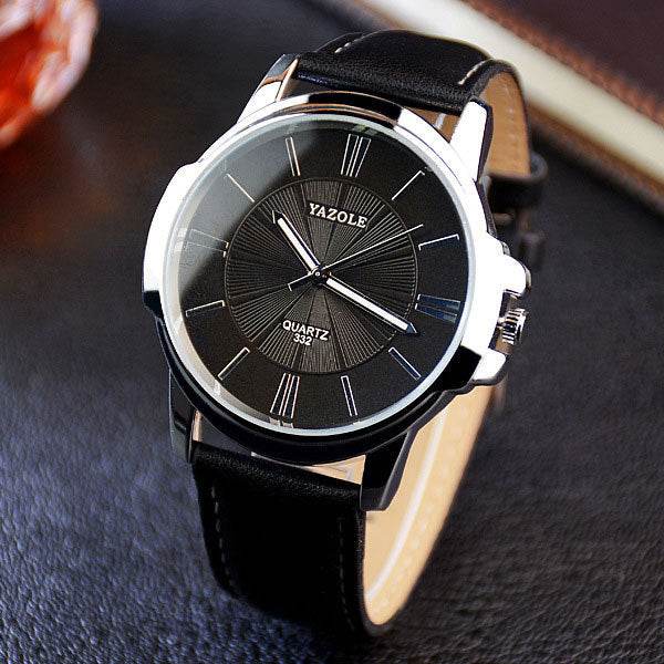 YAZOLE Fashion Quartz Watch Men Watches Top Brand Luxury Male Clock Business Mens Wrist Watch Hodinky Relogio Masculino - Mubimart