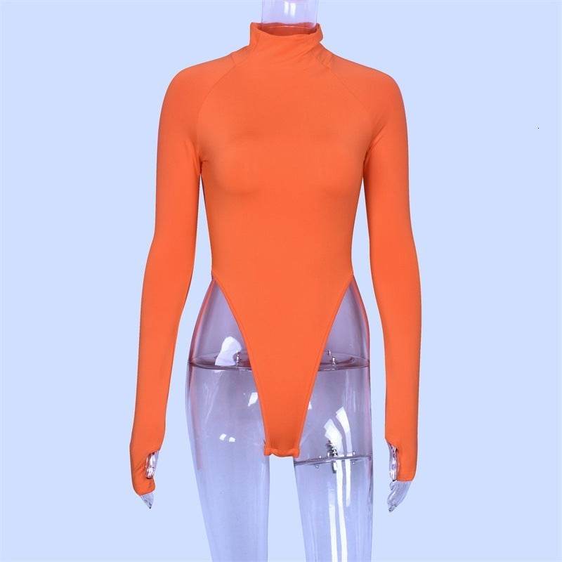Long sleeve bodysuit - Mubimart