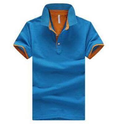 Mens Stand Collar Polo Shirt - Mubimart
