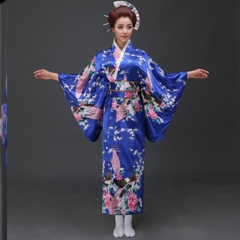 Japanese God Girl Kimono Female Formal Dress - Mubimart -  