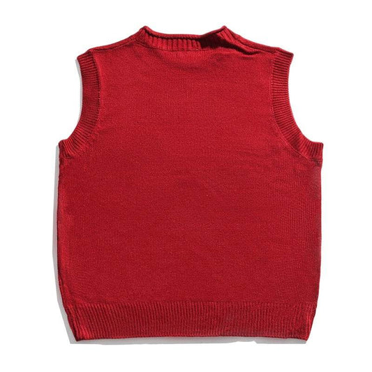 Cartoon panda sweater vest - Mubimart