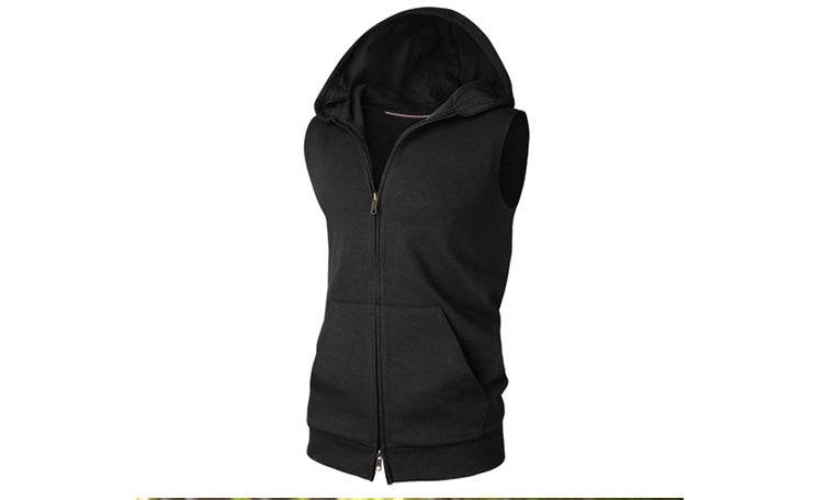 Sleeveless Men's Hoodies - Mubimart
