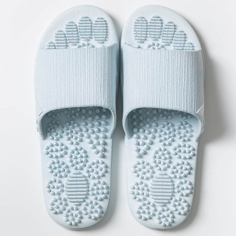 Reflexology Foot Massage Slippers Bath Slippers Tension Relief Acupuncture Feet Massager Household Slipper Foot Health Care - Mubimart