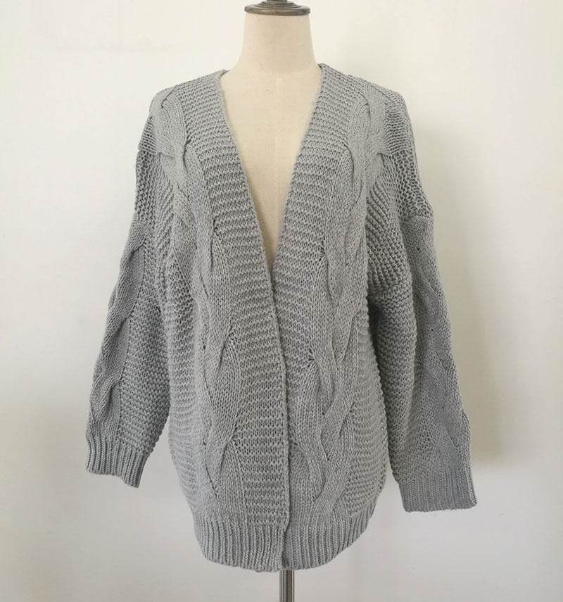 Loose plus size sweater - Mubimart