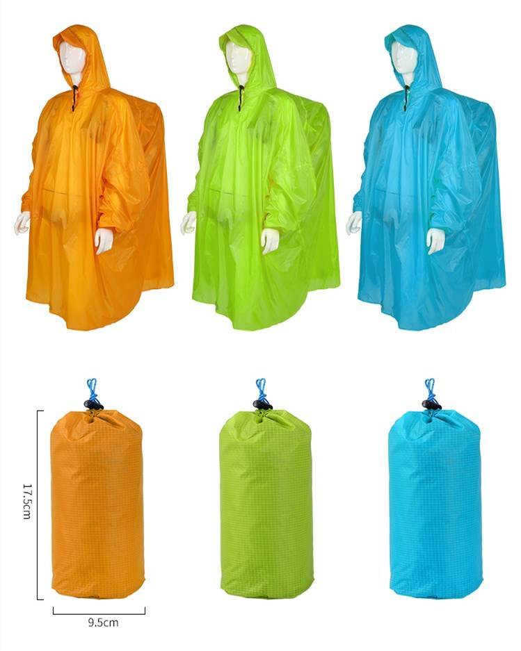 Outdoor backpack raincoat - Mubimart
