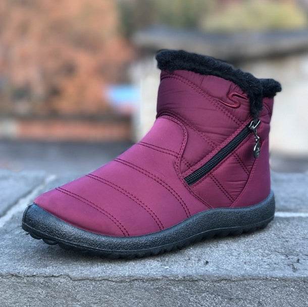 Comfy Waterproof Ankle Boots - Mubimart