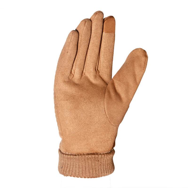 Suede gloves - Mubimart