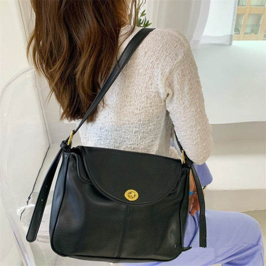 Leather Women Handbags Female Shoulder Bag - Mubimart