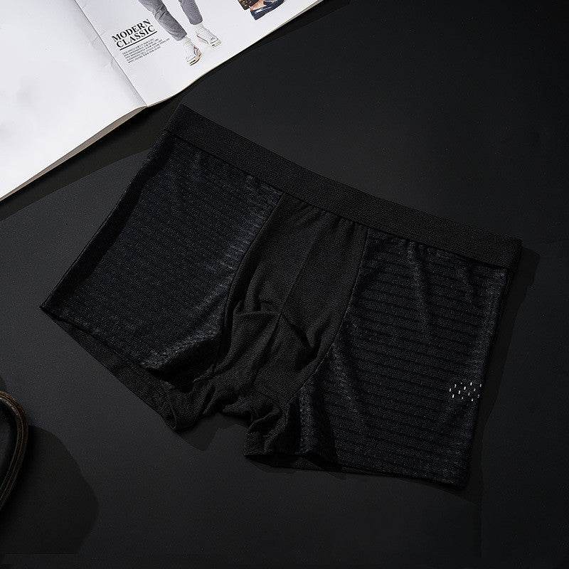 Silky mesh boxer briefs - Mubimart