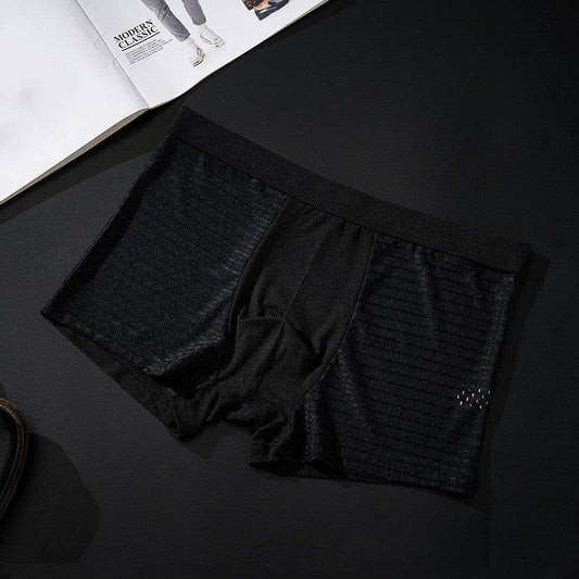 Silky mesh boxer briefs - Mubimart