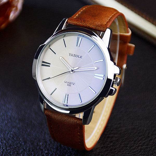 YAZOLE Fashion Quartz Watch Men Watches Top Brand Luxury Male Clock Business Mens Wrist Watch Hodinky Relogio Masculino - Mubimart