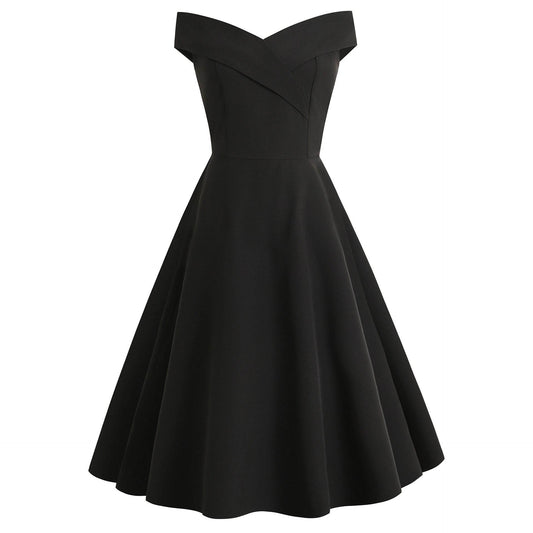 Vintage dress cocktail party dress - Mubimart