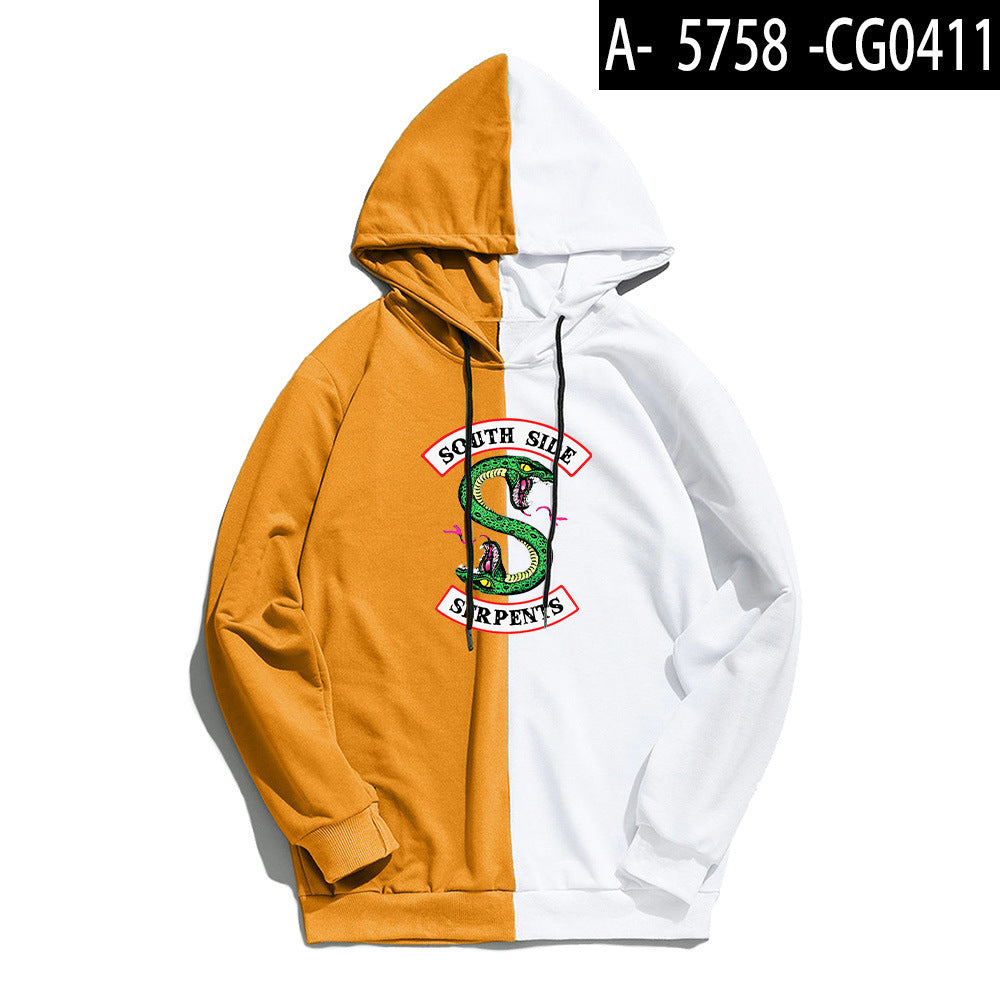 RIVERDALE SPLICE COLOR HOODIES - Mubimart -  