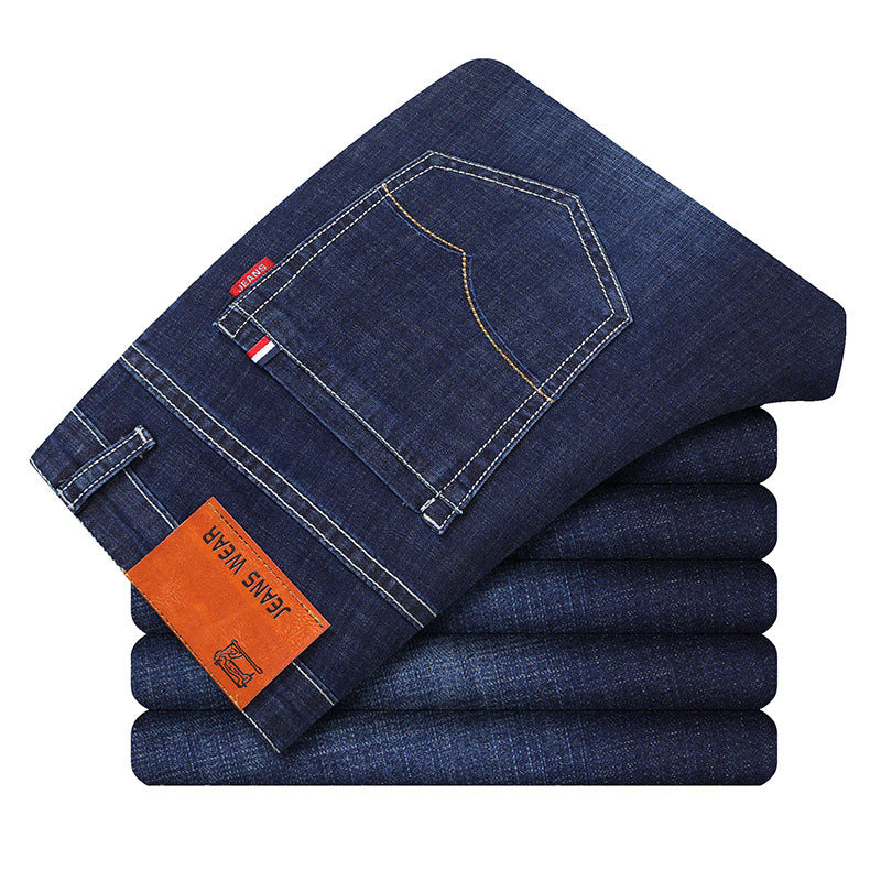 Slim-Fit-Jeans für Herren mit geradem Bein