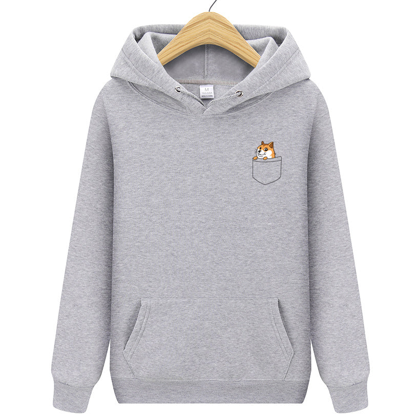 Hooded pullover sweater