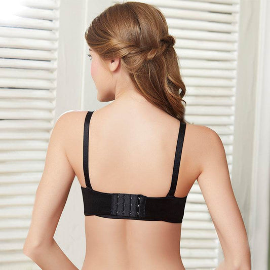 Drawstrings Push Up Sexy Lace Bra - Mubimart