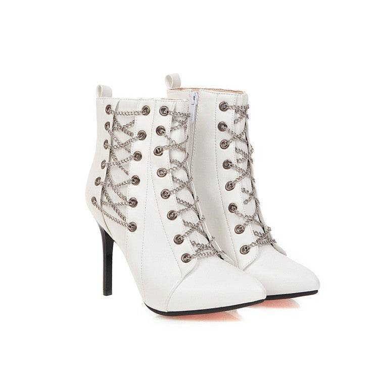 Pointed stiletto boots - Mubimart