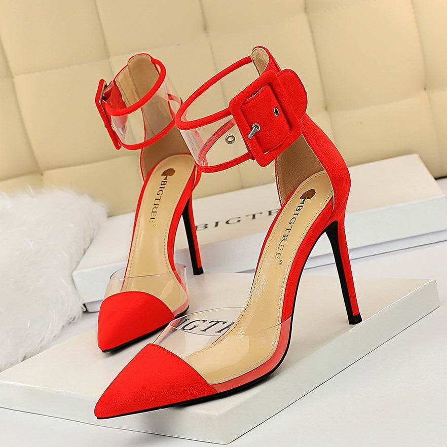 Transparent high heels - Mubimart