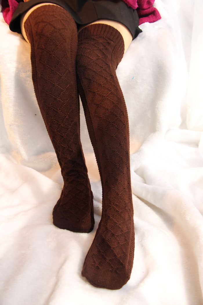 Autumn and winter stockings over the knee high socks - Mubimart -  