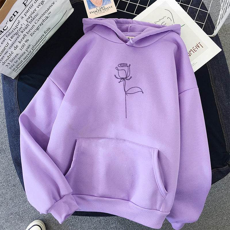 Rosane - Rozendruk Hoodies Sweatshirts voor Dames - Mubimart