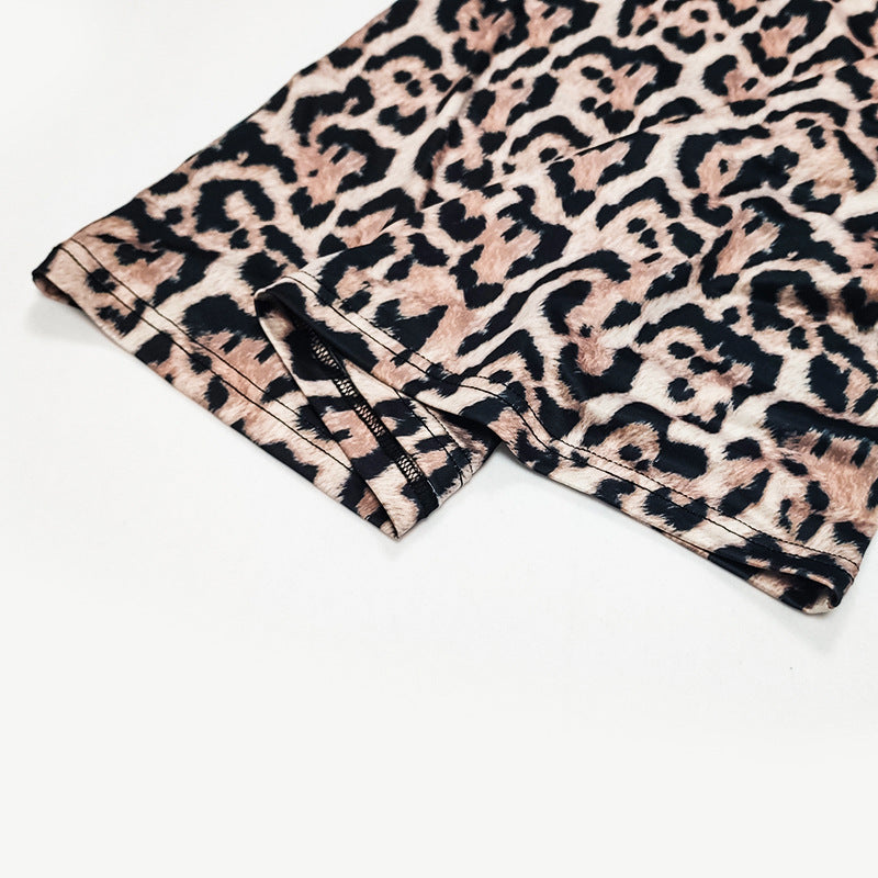 Leopard print camisole dress - Mubimart -  