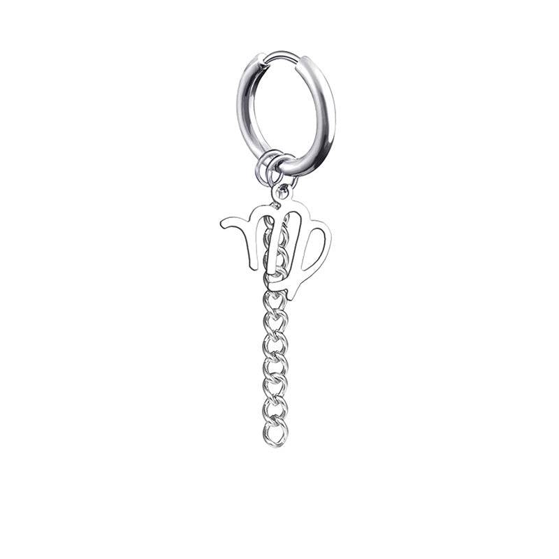 12 constellation earrings for men - Mubimart