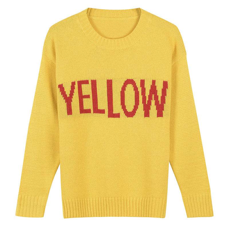 Jacquard pullover sweater - Mubimart