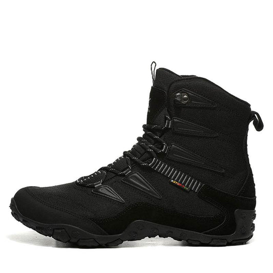 Outdoor snow boots waterproof non-slip hiking boots - Mubimart