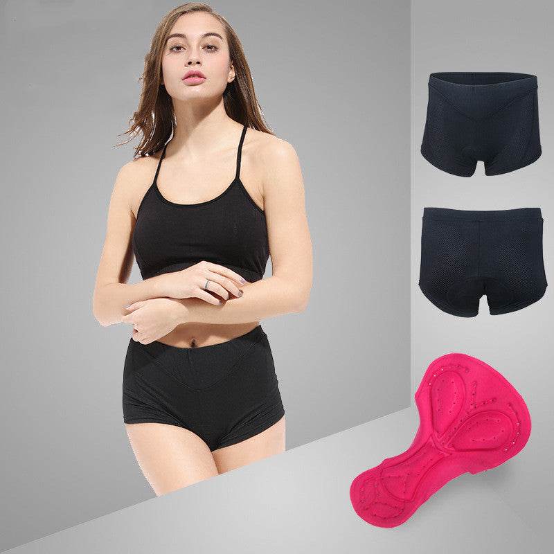 Riding underwear men and women silicone pad bicycle underwear - Mubimart