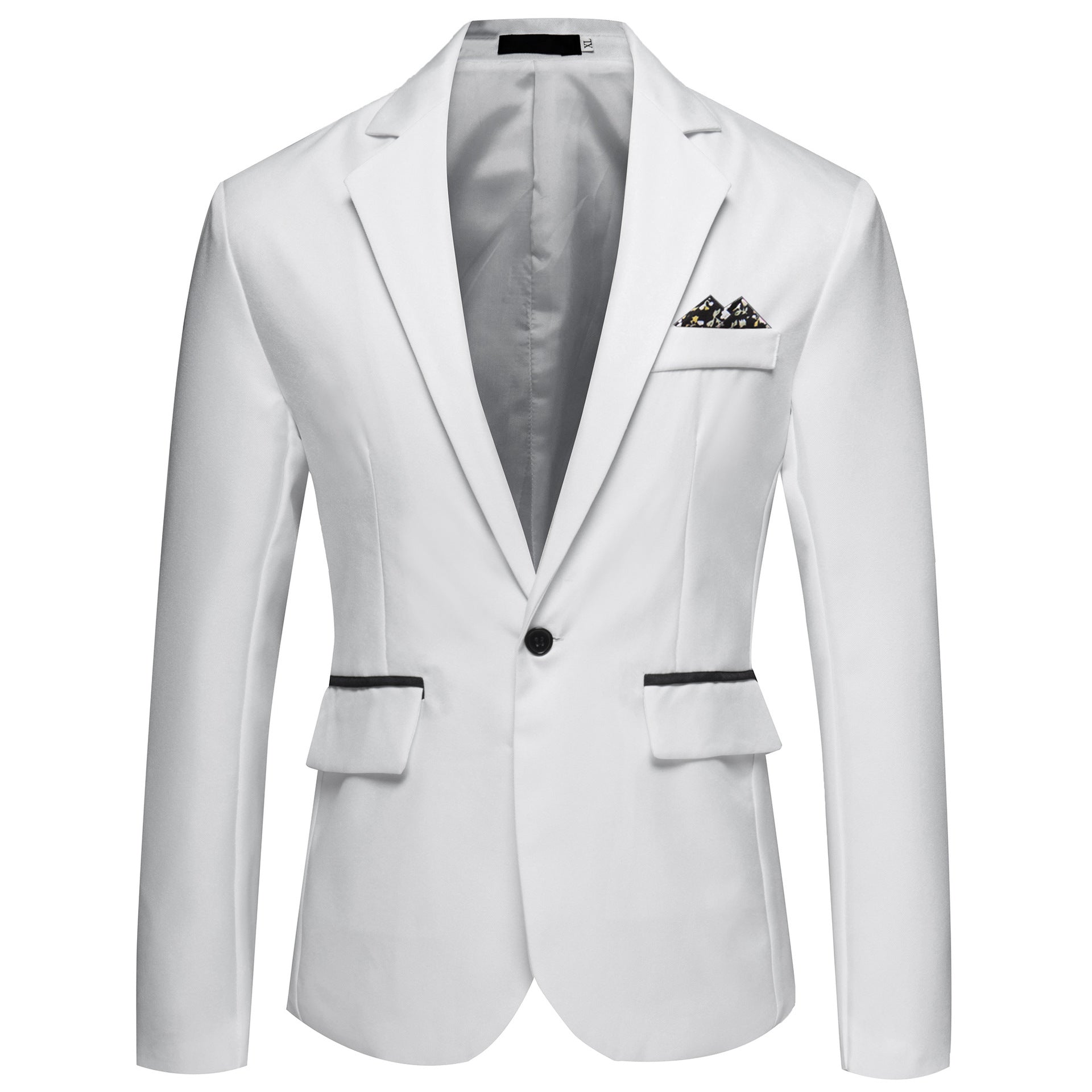 Solid Color Small Suit Hot Sale Men One Button Suit