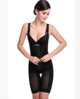 Flat angle jumpsuit adjustable corset ladies postpartum corset underwear abdomen corset - Mubimart