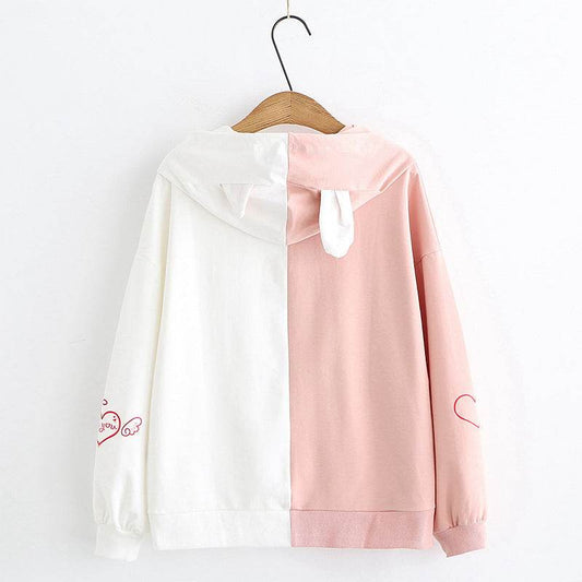 Hooded pullover sweater - Mubimart