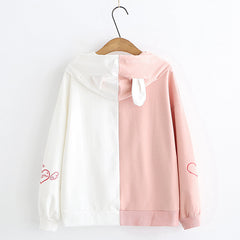 Hooded pullover sweater