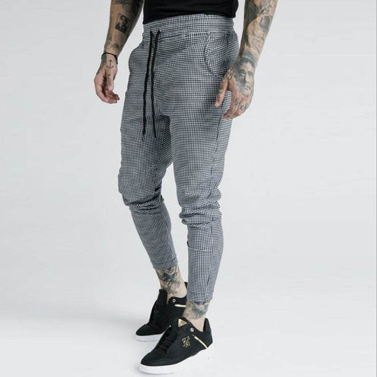 Loose leg stretch sweatpants - Mubimart