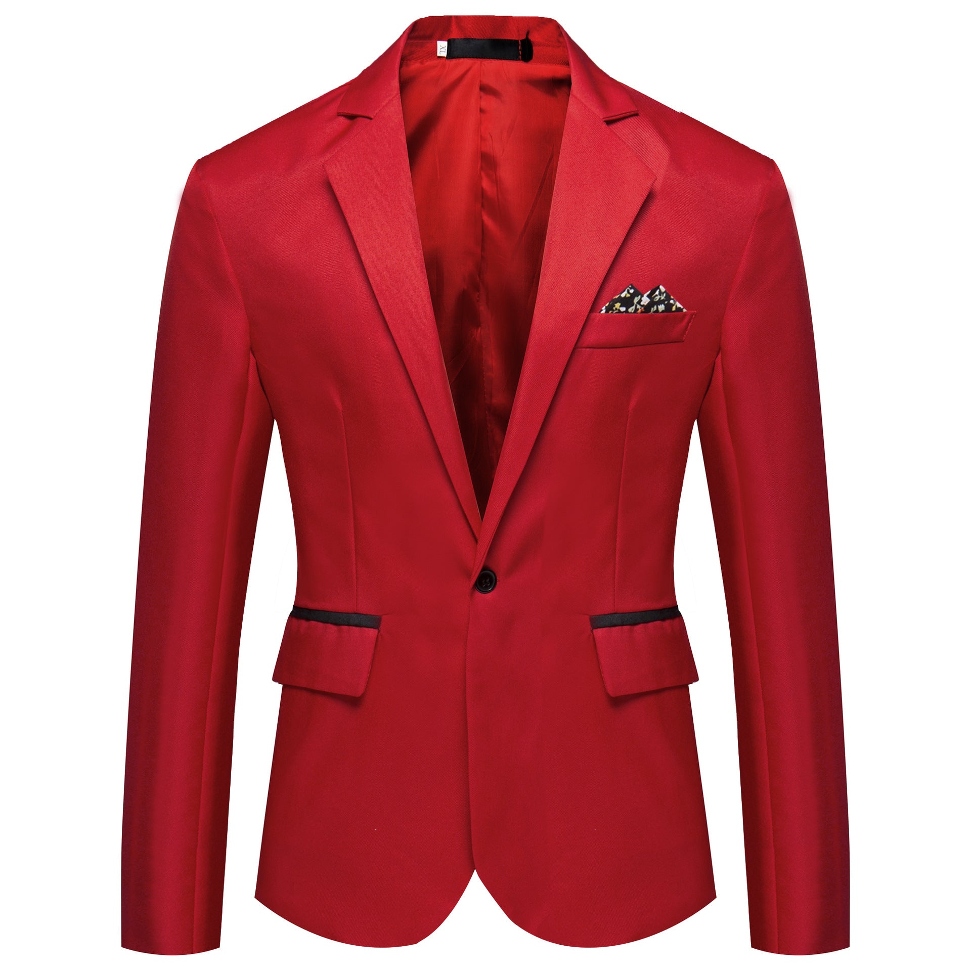 Solid Color Small Suit Hot Sale Men One Button Suit