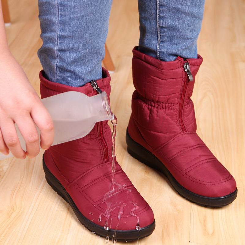 Winter boots ladies shoes thick women snow boots - Mubimart