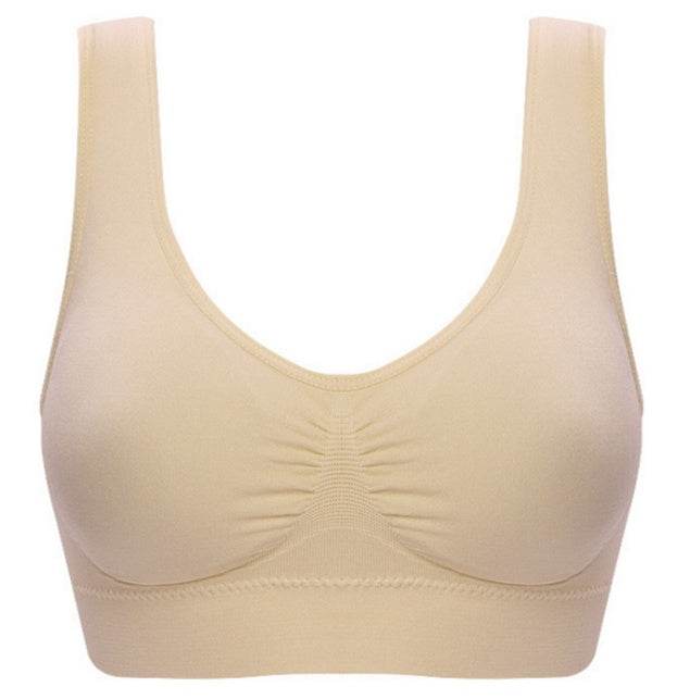 Women Yoga Tank Tops Sports Bra Workout Fitness Running Crop Top - Mubimart
