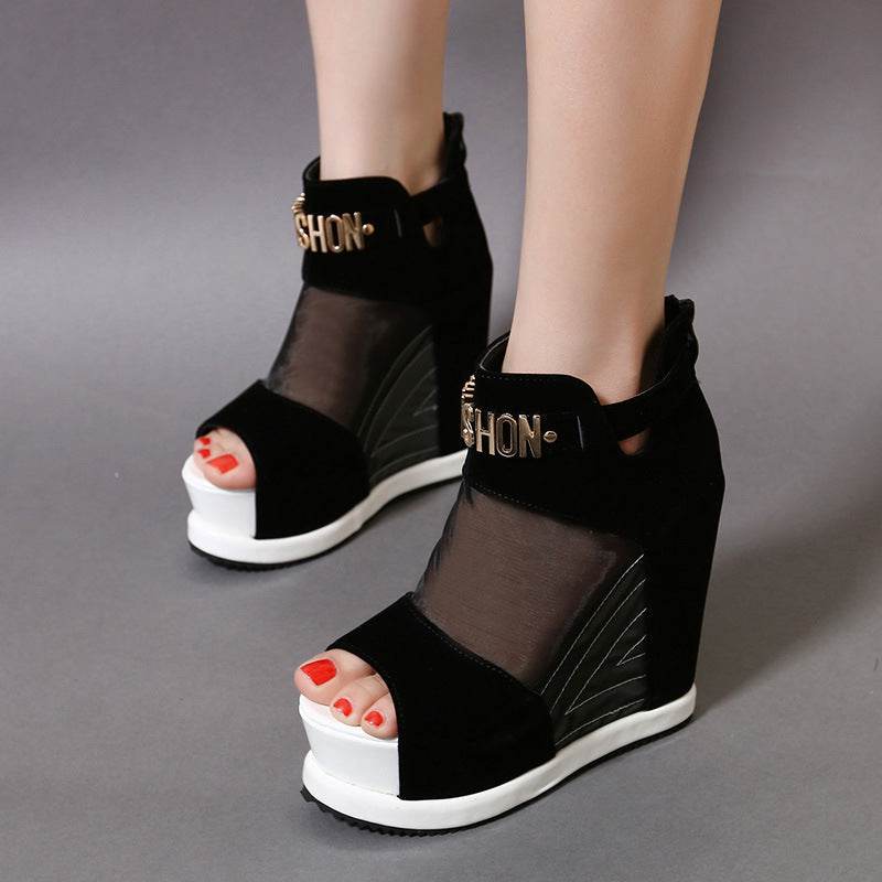 Wedge heeled sandals - Mubimart