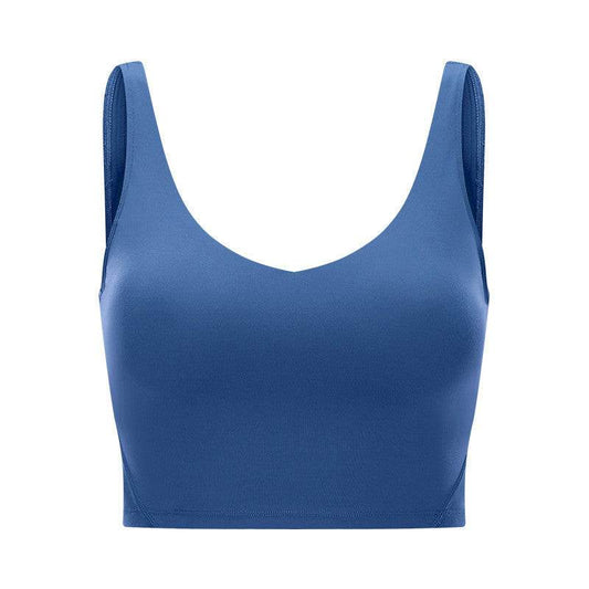 Vest-style sports bra - Mubimart