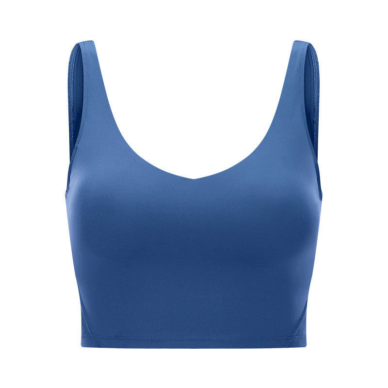 Vest-style sports bra - Mubimart -  