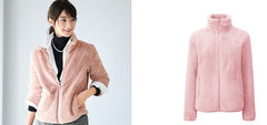 Coral fleece jacket