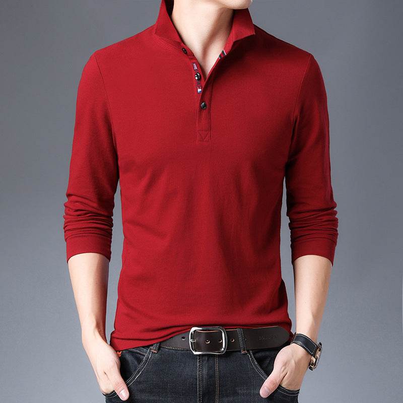 Middle-aged POLO shirt - Mubimart