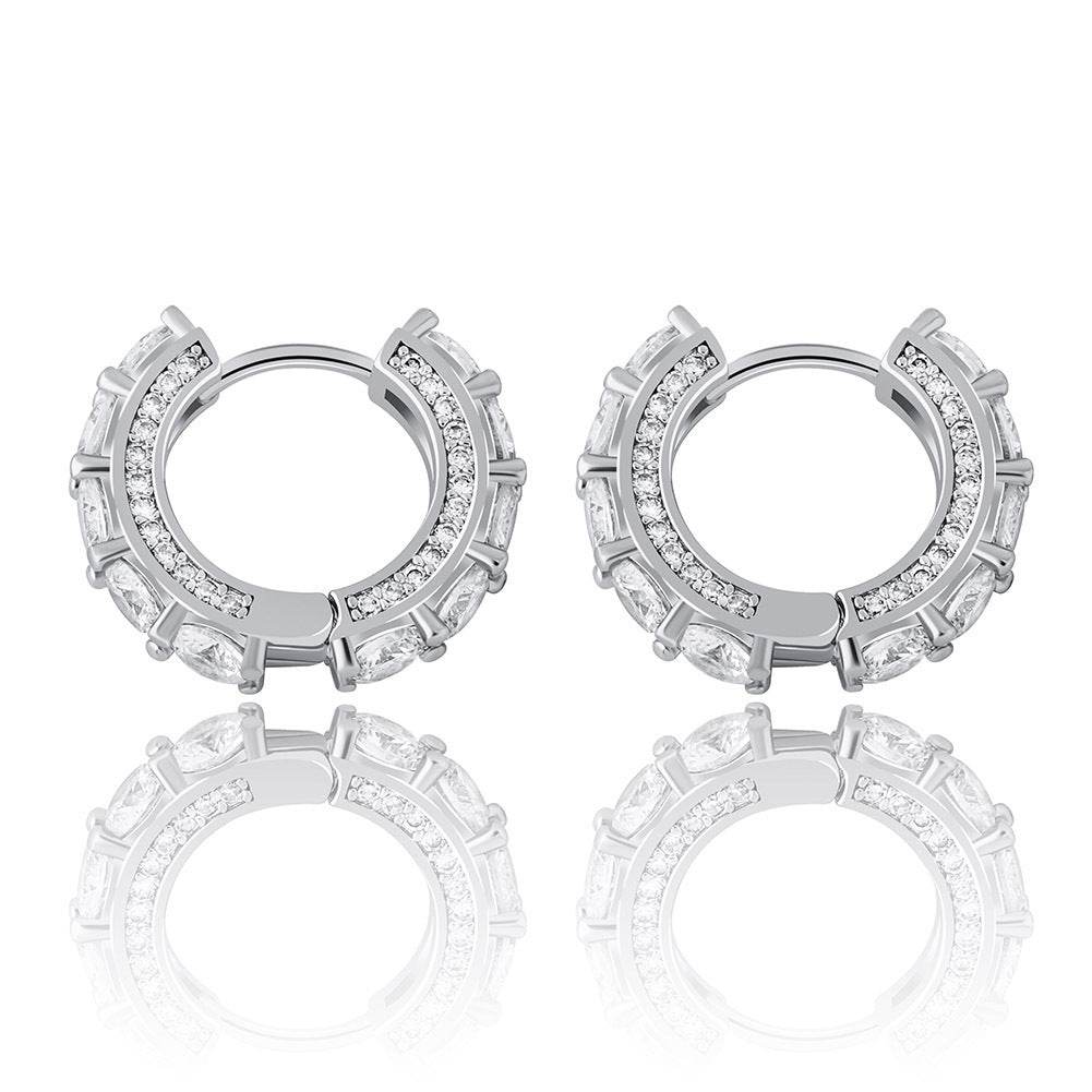 New Huggie hoop earrings - Mubimart