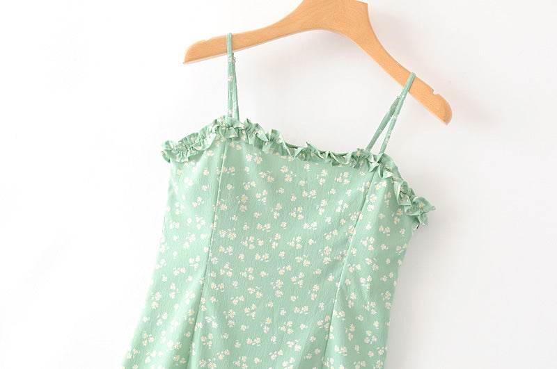 Floral camisole dress - Mubimart