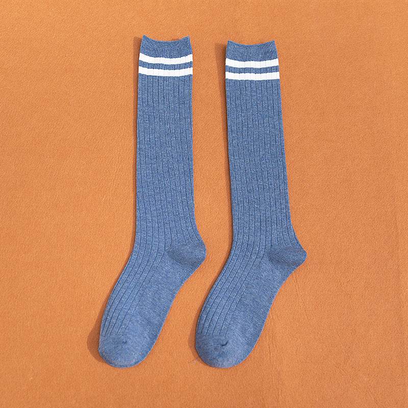 South Korea Japanese jk middle tube knee-length street half-high tube ins trendy socks - Mubimart