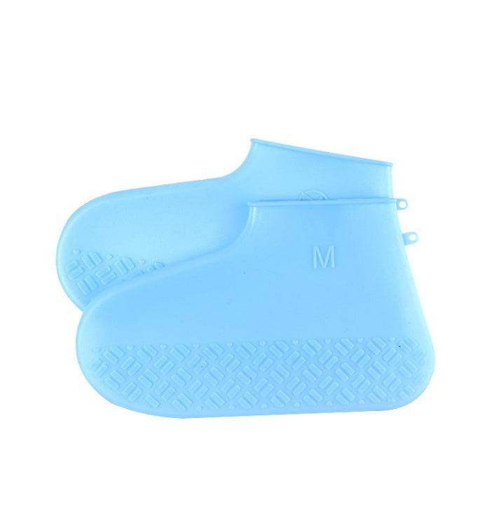 Men and women hiking slip wearable easy to carry silicone rain boots - Mubimart