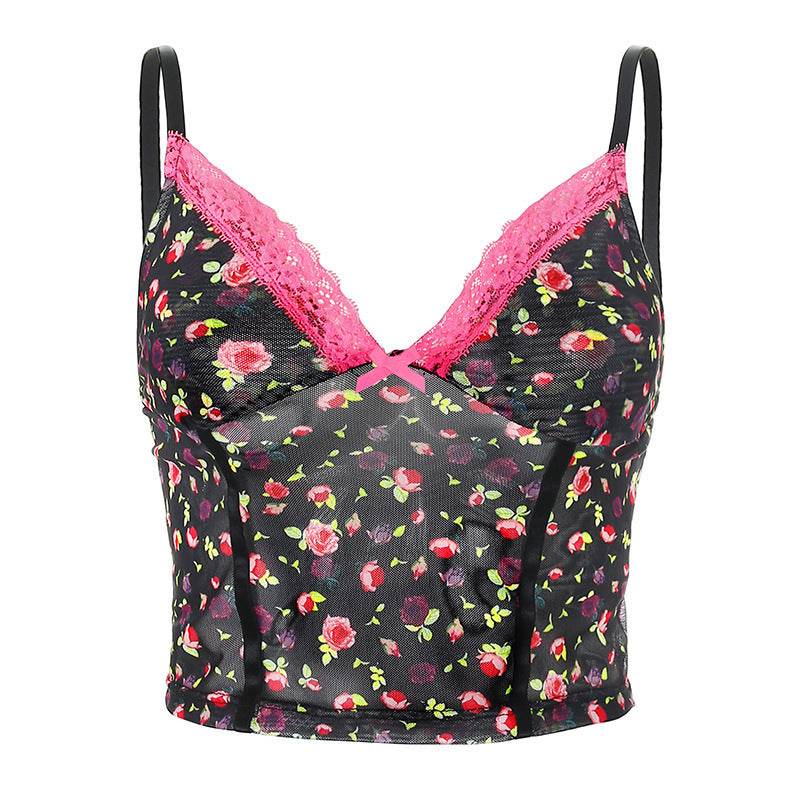Stitching camisole - Mubimart