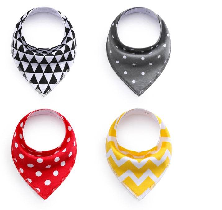 Saliva towel double fleece baby bib bib - Mubimart