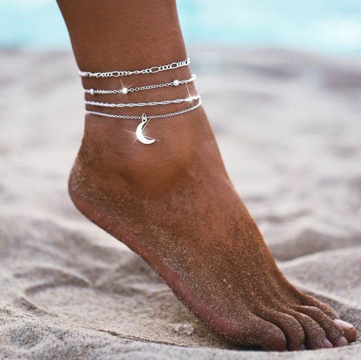 The moon anklets - Mubimart